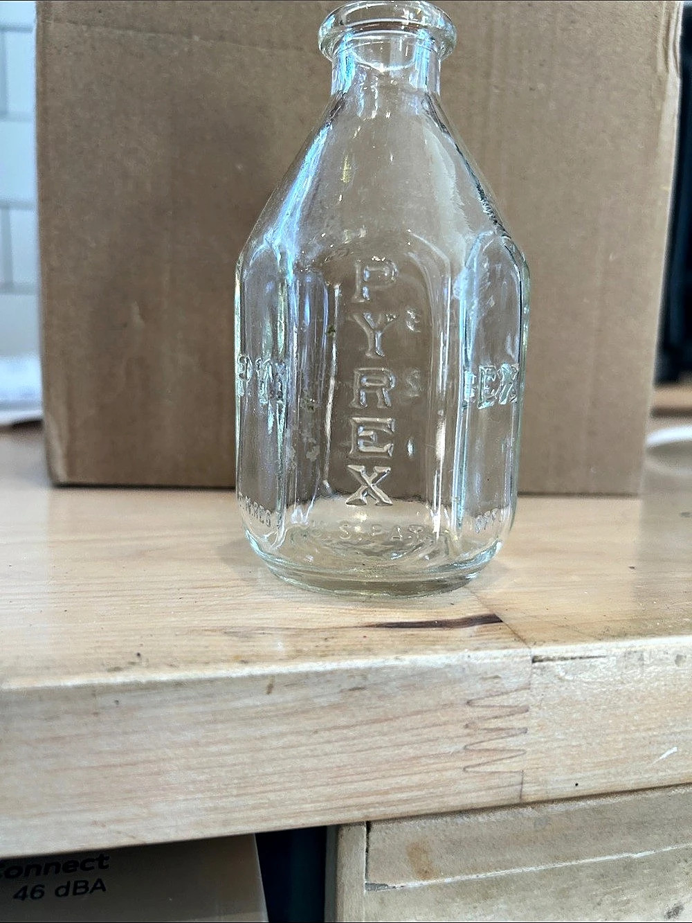 Pyrex Vintage Pyrex Hexagonal Glass  Bottle